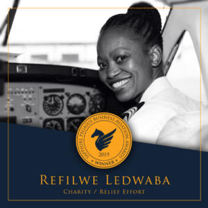 SPBAA 2019 Winner - Charity / Relief Effort – Refilwe Ledwaba