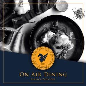 SPBAA 2019 Winner - Service Provider - On Air Dining